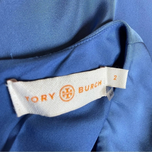 Tory Burch Amanda sleeveless layered lace trim dress 15114 - Picture 5 of 6